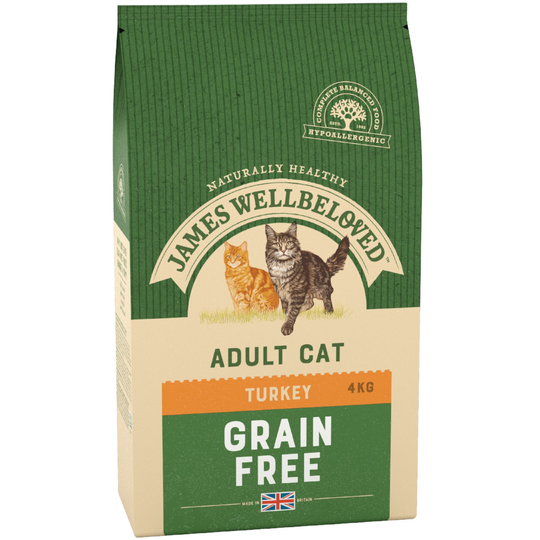 James Wellbeloved Adult Cat Grain Free - Turkey - 4kg