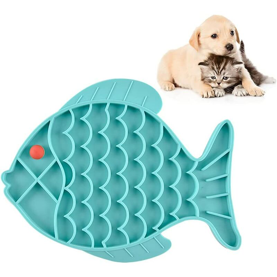 Slow Feeding Bowl, Anti Glutton Cat Dog Bowl, Anti-Slip Dog Bowl, Dog or Cat Licking Mat, Promotes Slow Digestion for Dogs and Cats