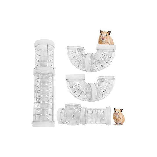 Hamster Tube Tunnel Toy (White)