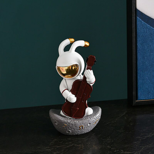 Creative Band Space Rabbit Astronaut Living Room Desktop Home Decorations