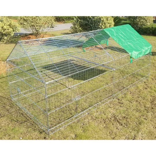 @Pet Outdoor Pet Enclosure Luxury XL Metal Outdoor Garden Playpen Running Cage