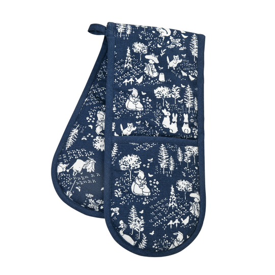 Eddingtons Peter Rabbit Classic Double Oven Glove - Dark Blue
