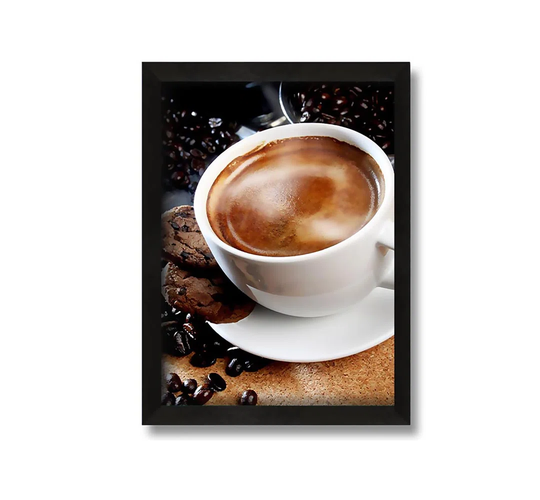 Cappuccino Treat - Picture Frame Photograph on Canvas