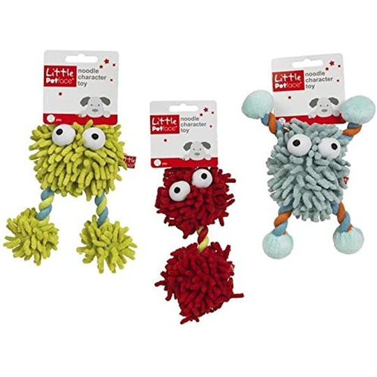 Petface (Little Petface) Puppy Dog Toy Noodle Characters, One Supplied, Randomly Selected