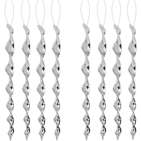 Pieces Bird Repellent Reflective Wind Spiral Bird Repellent 360° Reflective Bird Perch Spiral Reflective Decoration for balcony and garden insects to