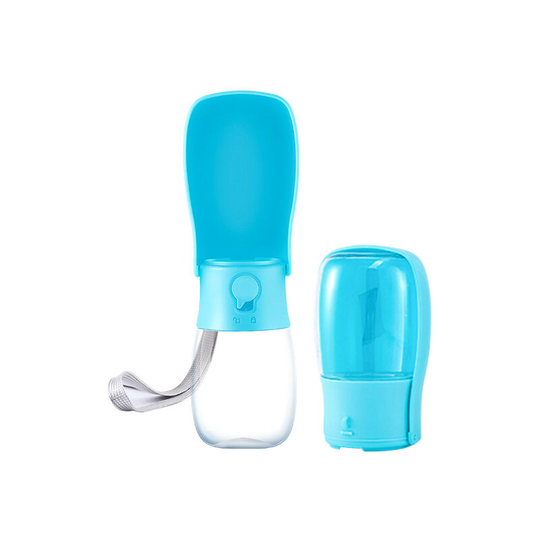 Dog Water Bottle - Foldable Dog Water Dispenser for Walking, Portable Pet Water Bottle 280ML Green - Muff