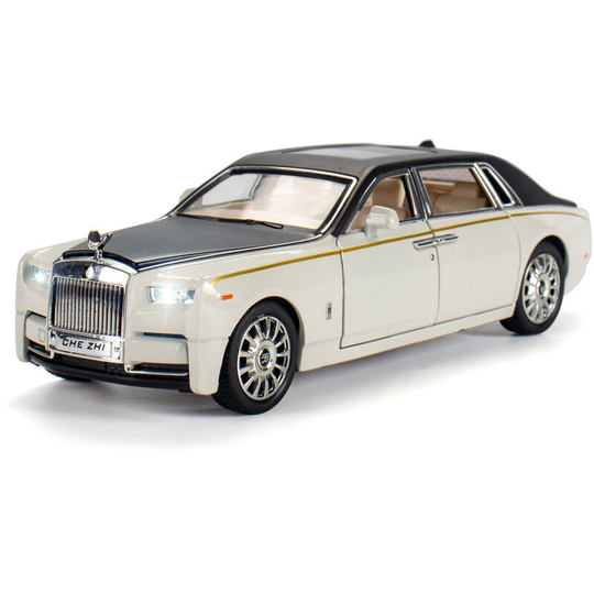Heguyey - 1/32 Alloy DieCast Rolls-Royce Phantom Model Toy Car Simulation Diecasts & Toy Vehicles Sound & Light Collection Toys For Boys Gift