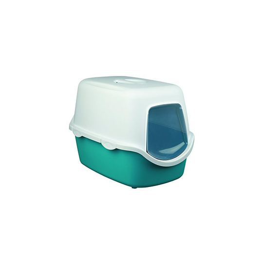 Trixie Vico Litter Tray For Cats Turquoise/white - Turquoisewhite - vico litter tray trixie turquoisewhite cats
