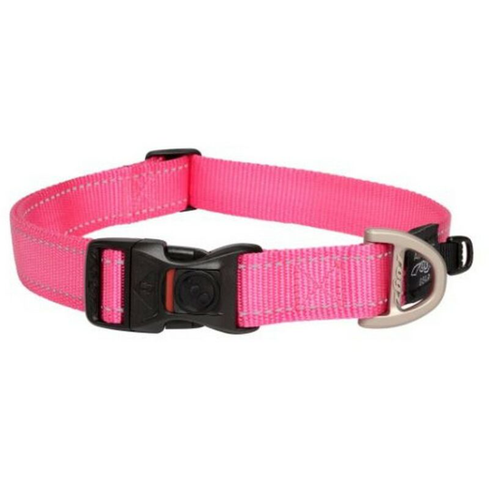 Utility Side Release Adjustable Dog Collar (Extra Large) (Pink) - Pink - Rogz