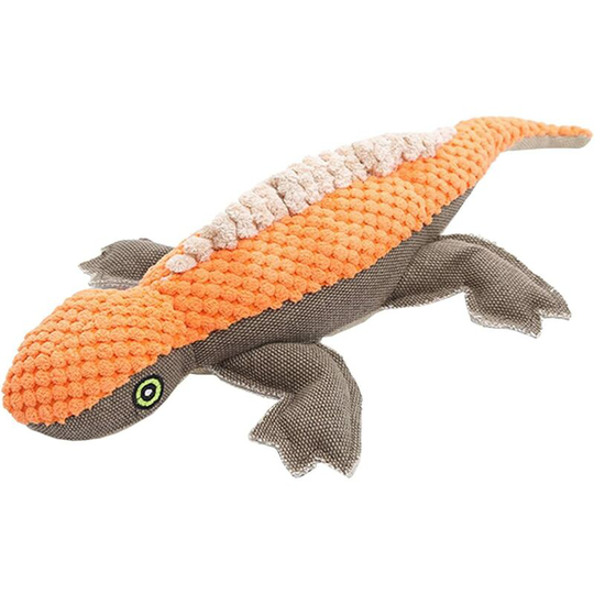 Durable Lizard Shaped Dog Toy Aggressive Chew Toy for Small Medium Dogs