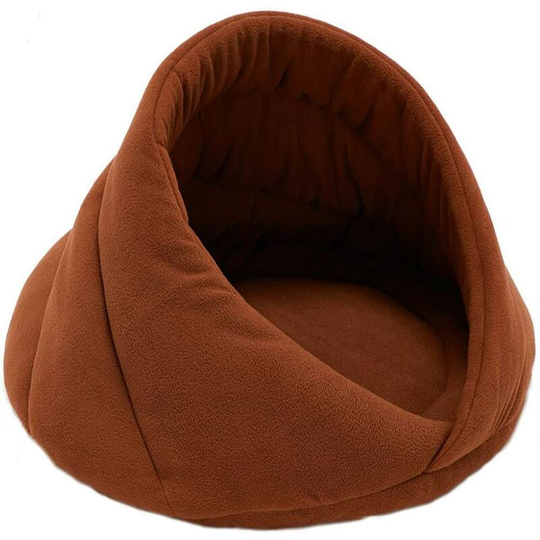 Cat Kennel Dog Bed Plush Sleeping Bag, Semi-Enclosed Cat Nest, Dog Bed Warm Pet Basket