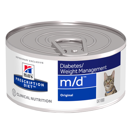 Hill's Prescription Diet Feline m/d Diabetes/Weight Management - Original - Saver Pack: 24 x 156g