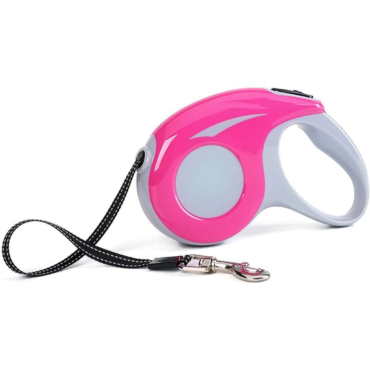 Soekavia - Retractable Dog Leash, 5M Automatic Retractable Dog Leash Nylon Tape with Reflective Stitching Heavy Duty Extendable Leashes Telescopic