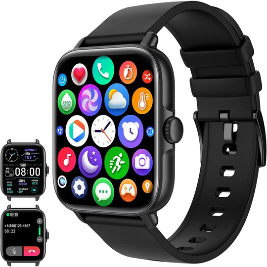 Ilovemilan - Smart Watch Smart Watches for Women(Answer/Make Call), Watch for Men1.7 Smartwatch Fitness Tracker for Android and iOS Phones with Heart