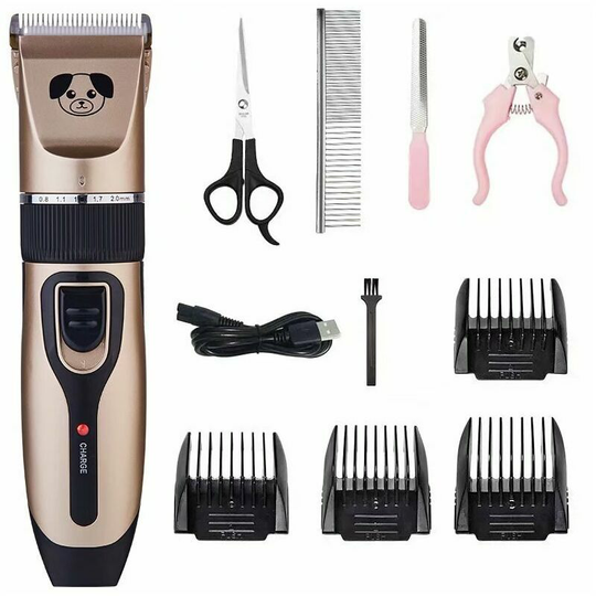 Pet Hair Clipper Set Dog Trimmer, Professional Dog Clipper for Cats and Pets