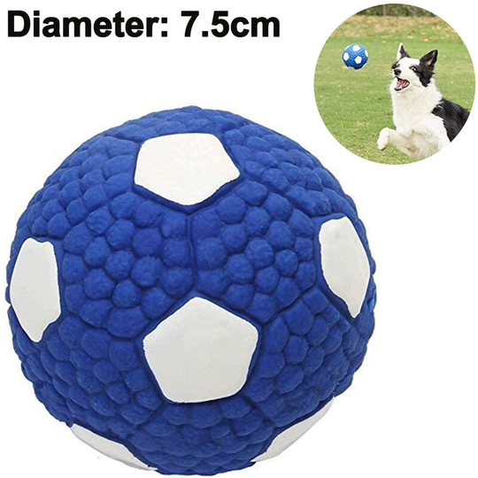 Durable Squeaky Dog Play Chew Fetch Ball Football Suit for Toy Interactive Fetch and Play Accessories, s
