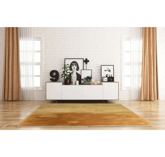 Tatem Shaggy Ochre Rug
