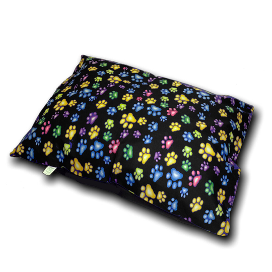 (Extra large Complete Bed(Cover+Cushion), Multi Color Black) LARGE & Extra Large Dog Bed - Washable Zipped