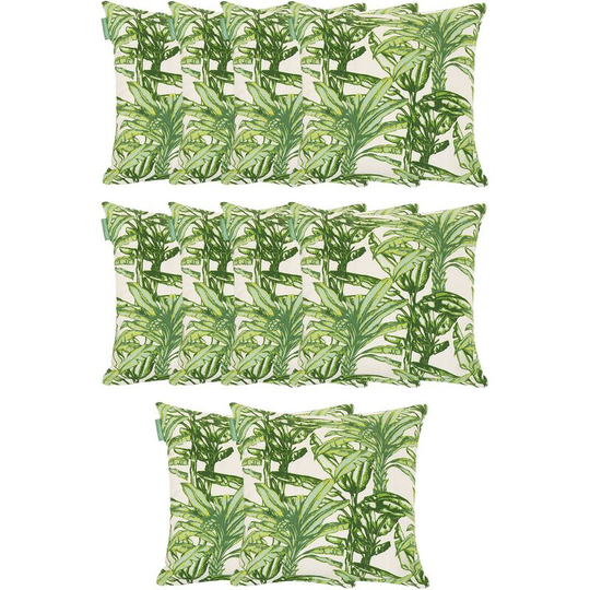 Garden Outdoor Premium Water Resistant Treated Canvas Cotton Filled Cushion (Fern, 10pk) - Gardenista