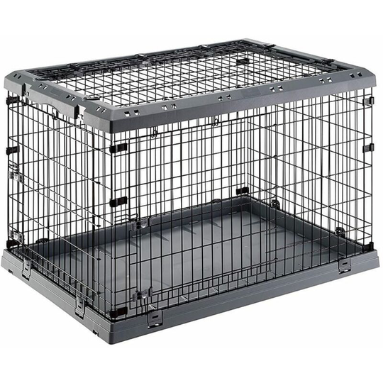 Dog Crate Superior 105 107x77x73.5 cm Black Ferplast Black
