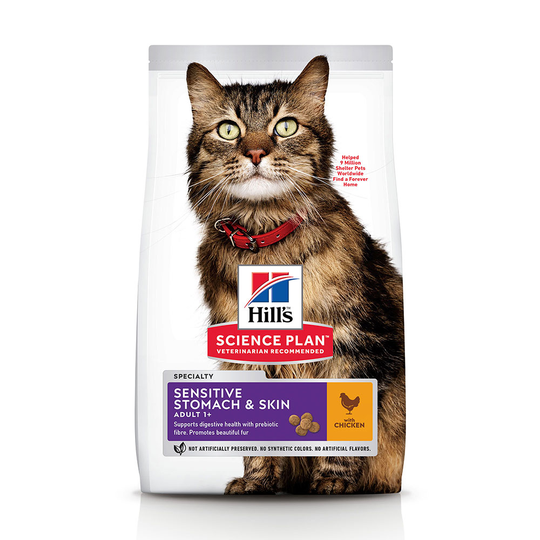 Hill's Science Plan Adult Sensitive Stomach & Skin Chicken - 7kg