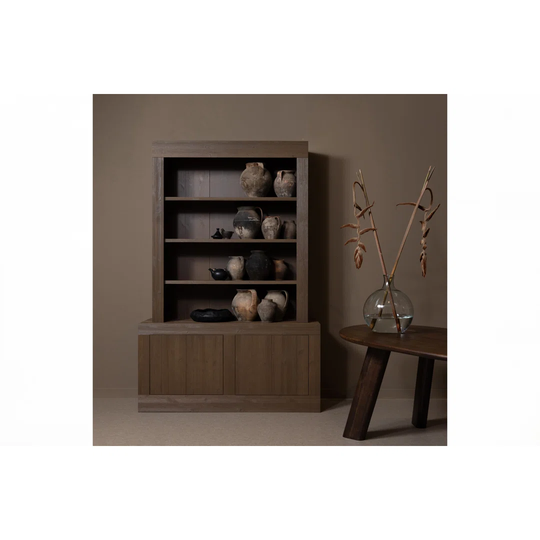 Yumi Showcabinet Pine Deep Brushed Umber [Fsc]