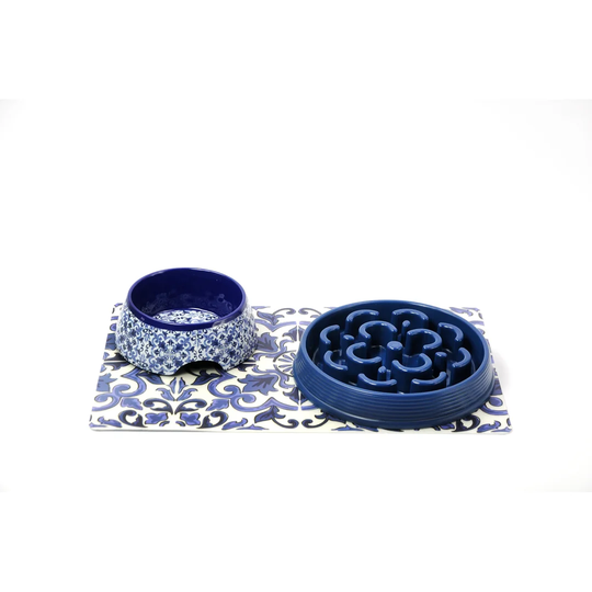 Mollie Clay Pet 4 Piece Bowl Set