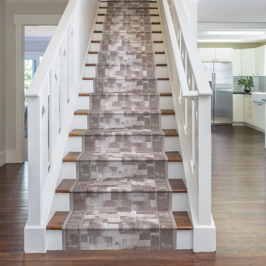 Altman Tufted Beige Stair Runner