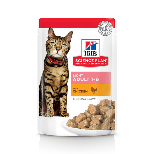 Hill's Science Plan Adult Light Pouches - Chicken (12 x 85g)