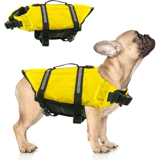Life Jackets For Dogs, Flotation Vest Animals Swimming Vest Rglable With Grip, Dog Life Jacket Safety Jacket Rflchissant, s Ruikal