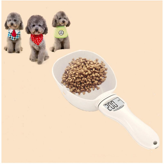 Large Digital Scale Spoon, Electronic Measuring Spoon with lcd Display Precision Kitchen Scale Food Scoop, Measure Dry Food for Dogs Cats