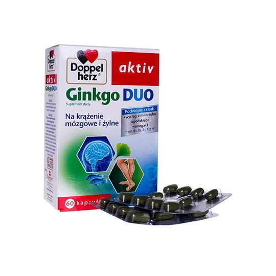 Doppelherz aktiv Ginkgo Duo, 60 kapsułek