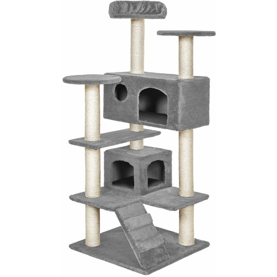 Cat tree scratching post Micki - cat scratching post, cat tower, scratching post - grey - grey