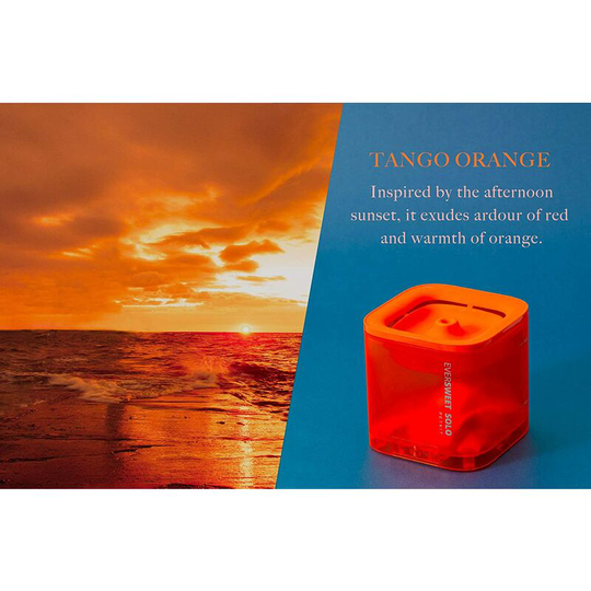 Water Fountain for Cats Dogs, Super Quiet, Auto Power Off, Dual Working Modes, Smart LED Light, 1.85L Water Dispenser for Cats and Small Dogs (Orange)