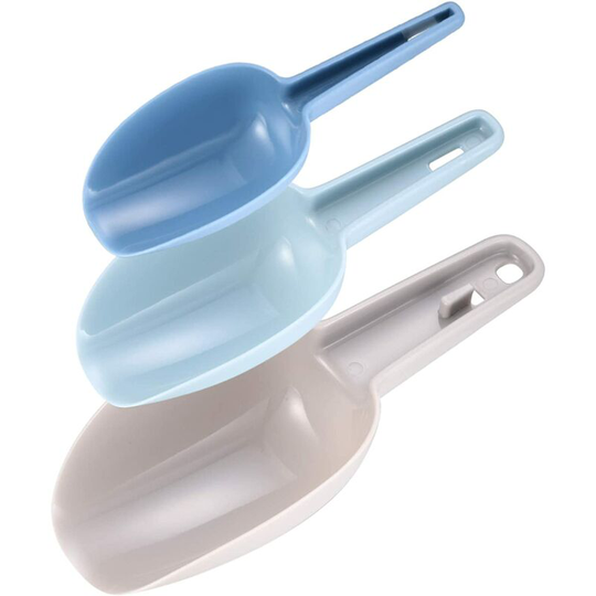 Set of 3 Kitchen Shovel, Kitchen Spoons, Plastic Food Shovel, Candy Flour Cereal Popcorn Dispenser