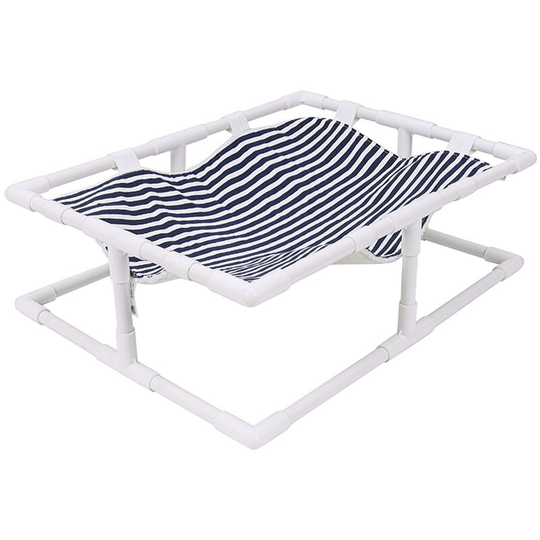 Pet Hammock Dog Bed Cat Bed Elevated Pet Bed for Medium Dogs Outdoor Dog Bed Indoor Pet Summer Bed,model:White
