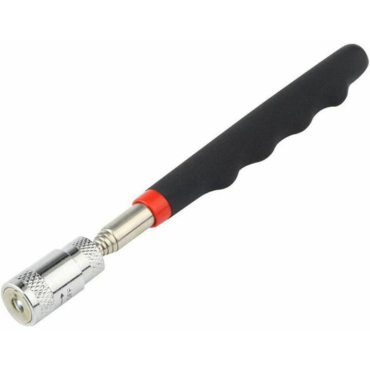 1 x led Retractable Magnetic Tool with led light that can extend from 19cm to 80cm, Retractable Magnetic Tool for finding metal parts like nuts.