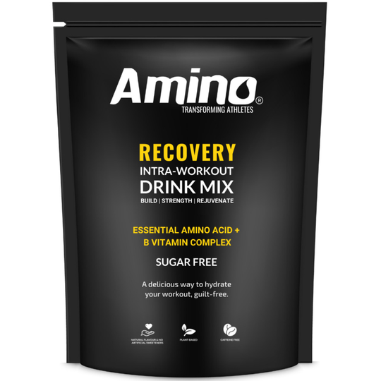 (Watermelon , 22 Servings) Amino Recovery - EAA & BCAA Amino Acid Intra Workout Recovery Drink - Sugar Free & Vegan Friendly