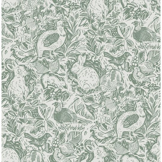 Gus Fauna 10.06m x 52.07cm Semi-Gloss Paste the Wall Wallpaper Roll