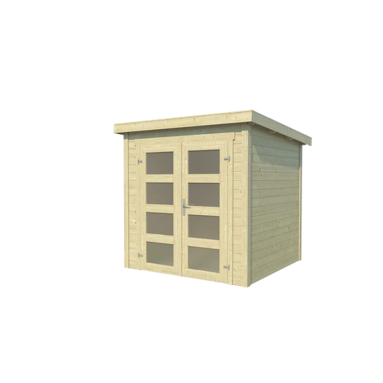 Zambezi 7 x 7 Ft. Tongue and Groove Log Cabin