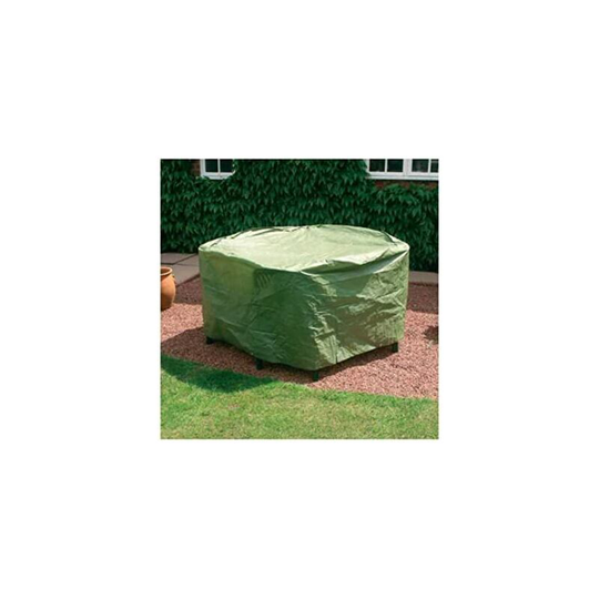 Patio Furniture Cover Waterproof Tough UV Treated Woven PE Fabric with Tie-Down Cords