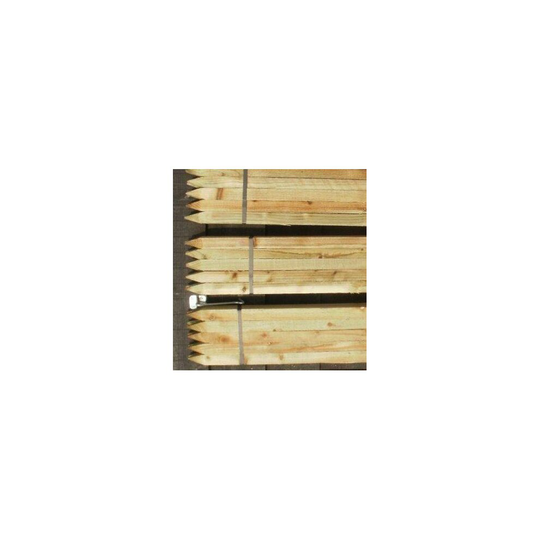 20 x 1.2m (4ft) tall square garden tree stakes - HC4 pressure treated