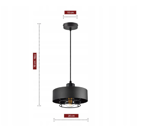 McGehee 1-Light Drum Pendant