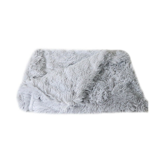 (Light Grey, M£¨78*54cm£©) Pet Dog Puppy Cat Blanket Bed Soft Fluffy Warm Throw Mat Pad