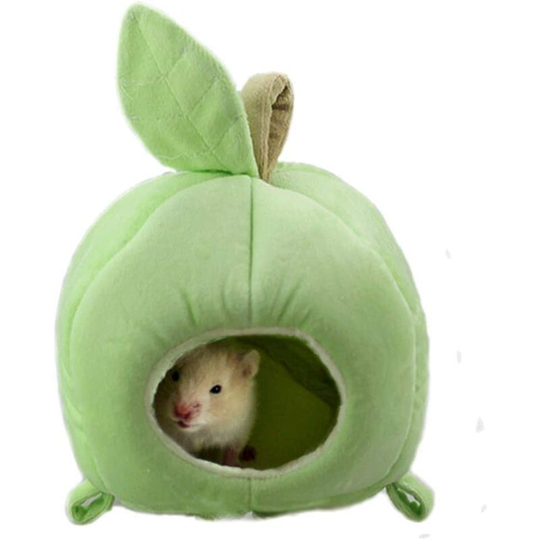 Pet Winter Hanging Fruit House Hammock Warm Bed Nest Accessories for Hamster Guinea Pig Hedgehog Chinchilla Hamster Hedgehog Chinchilla and Small