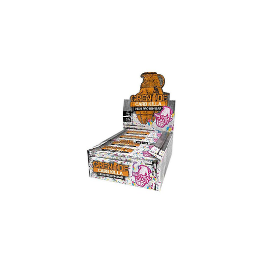 Grenade Low Carbohydrate Protein Bar, Birthday Cake - 12 x 60 g