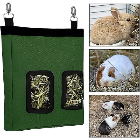 Deckon - Lapin Foin Mangeoire Sac Cobaye Foin Mangeoire Racks De Stockage Suspendus Alimentation Foin Pour Petits Animaux Chinchilla Hamsters 600d