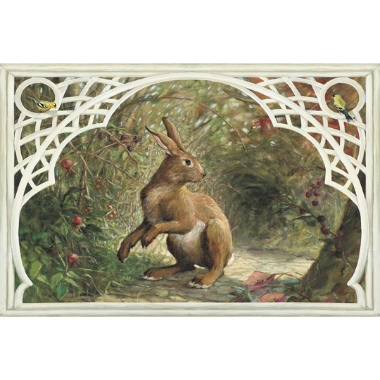 Missy Rabbit - Wrapped Canvas Painting
