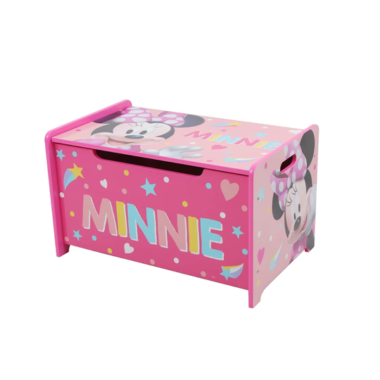 Minnie Mouse Deluxe Wooden Toy Storage Bench