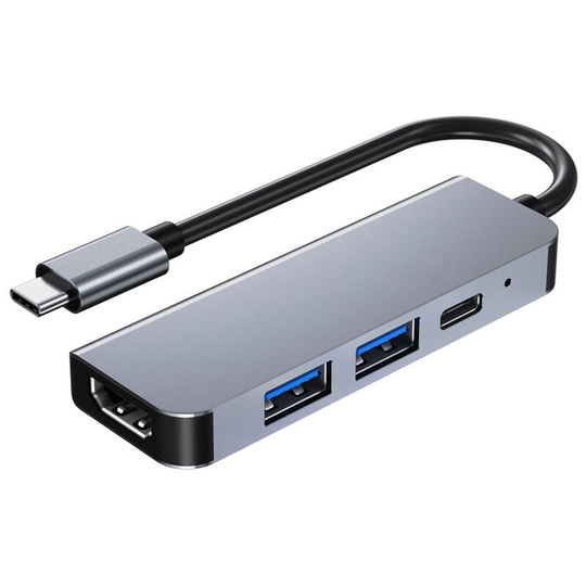 Hdmi Adapter 4K, Card Reader Slot 4 in 1 Surface Pro Adapter for hdmi + usb * 2 + pd